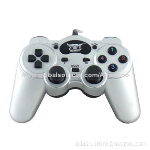 Wired PC USB Game Joypad for PC Game, Double Shock, with Various Colors, Factory Cheap Price